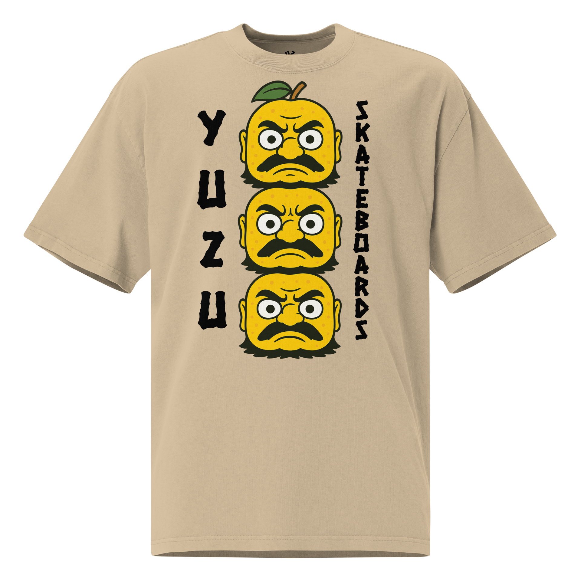 Oversized Yuzu Heads Tee – Yuzu Skateboards